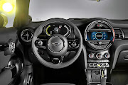 The interior of the Mini Hatch Cooper SE.