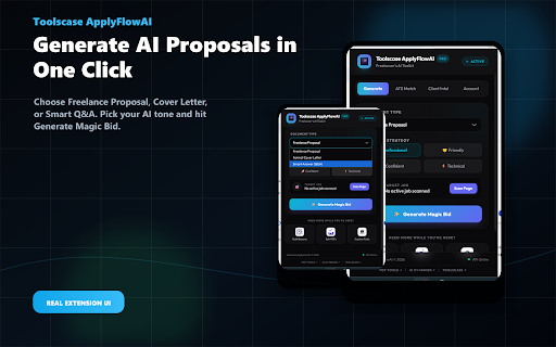 ApplyFlowAI: AI Proposal & Cover Letter Tool screenshot 2