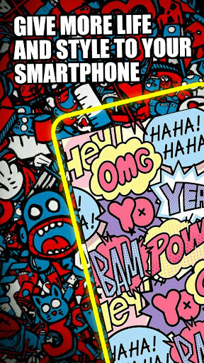 ? Doodle Art Wallpaper ? - Doodle Pink ?