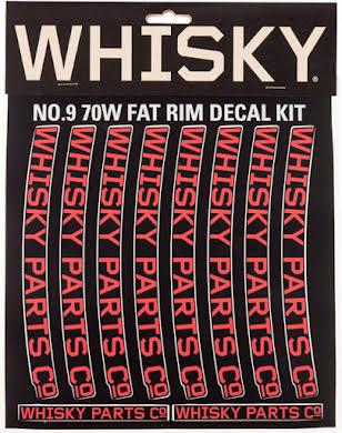 Whisky Parts Co. No 9 Carbon 70w Rim Decal Kit for 2 Rims alternate image 0