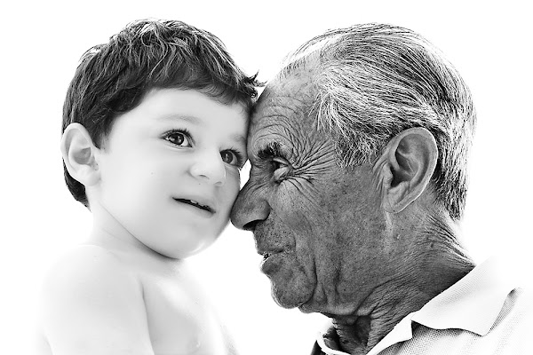 Nonno e nipotino di prometeo