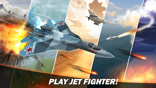 Screenshot Jet Fighter Airplane Racing