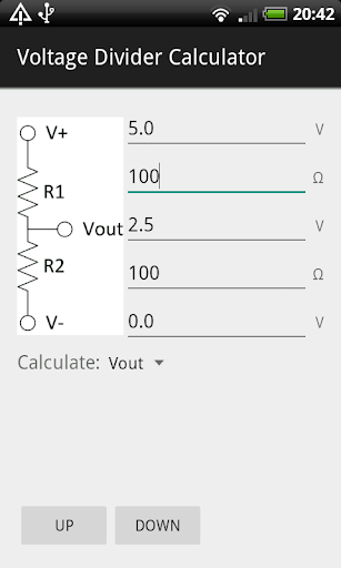 Voltage Divider Calculator