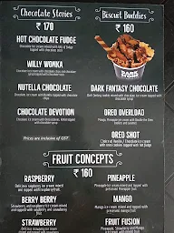 Dark Stone Ice Cream Lab menu 1