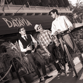 Buddies by Hendra Prasetyo - People Portraits of Men