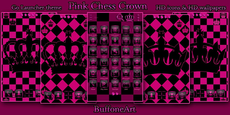 Pink Chess Crown Go Launcher - v2.2 - (Android)