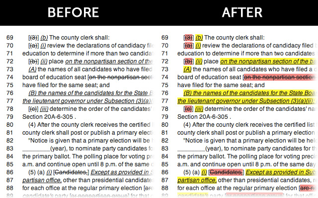 Utah Law Formatting chrome extension