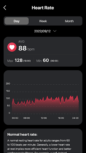 Screenshot TOZO Health for S3/S4