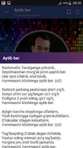 Ozodbek Nazarbekov qoshiqlari, 3-qism