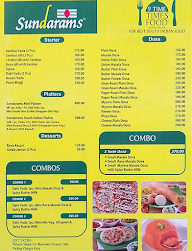 Sundarams menu 4