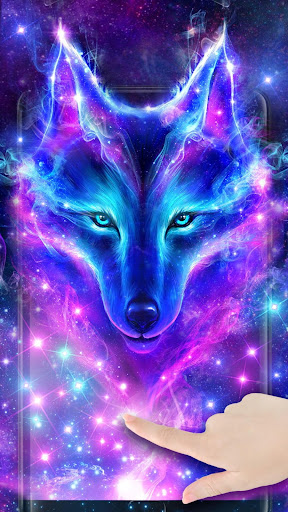 Night Sky Wolf Live Wallpaper Apps On Google Play