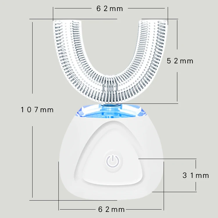 Title 2, Fully Automatic U Shaped Toothbrush for Childre...