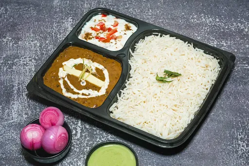 Dal Makhani + Rice + Raita