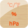 Temperature humidity barometer icon