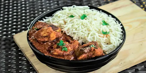 Rice With Chicken Chettinad Masala