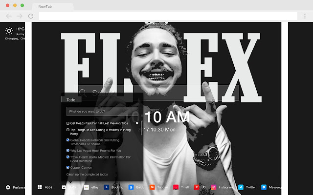 Post Malone New Tabs HD Singer Themes