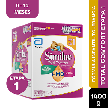 Fórmula Infantil Similac Etapa 1 Total Comfort Prosensitive 0-12 Meses x 1400 gr  