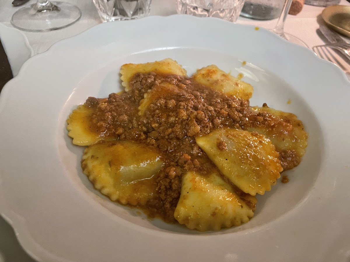 Gluten-Free Ravioli at Gli Orti di Via Elisa