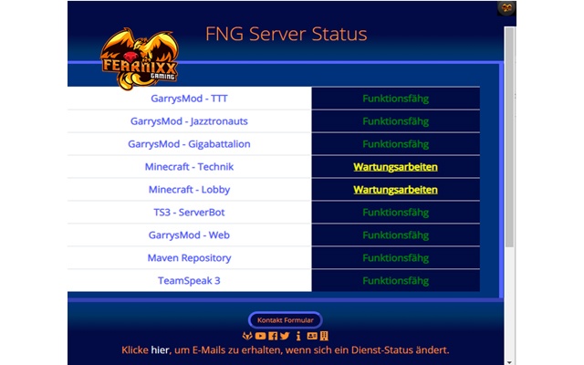 FNG Server Status Plugin