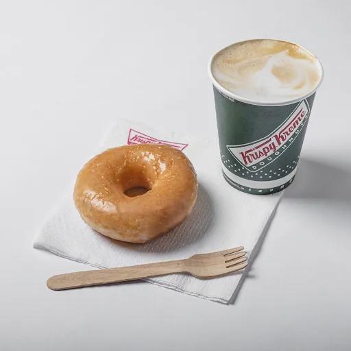 Original Doughnut [1 Piece] With Hot Coffee [Small]