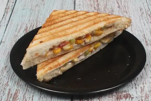 Veg Mayo Grilled Corn Sandwich