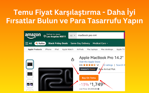 Temu Fiyat Karşılaştırma - Daha İyi Fırsatlar & Para Tasarrufu