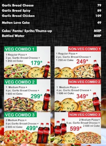 Pizza Vizza menu 