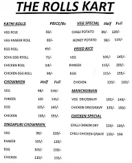 The Rolls Cart menu 1