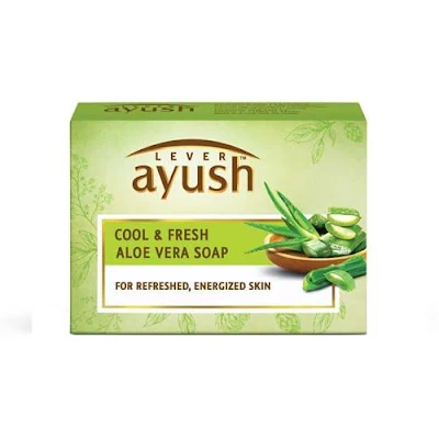 AYUSH COOL&FRESH ALOE VERA SOAP 100G