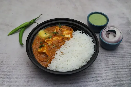 Rice With Butter Paneer Masala