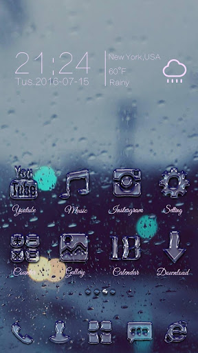 Drips Go Launcher Theme