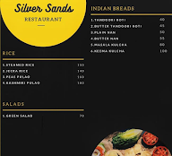 Silver Sands Restaurant Cum Bar menu 1