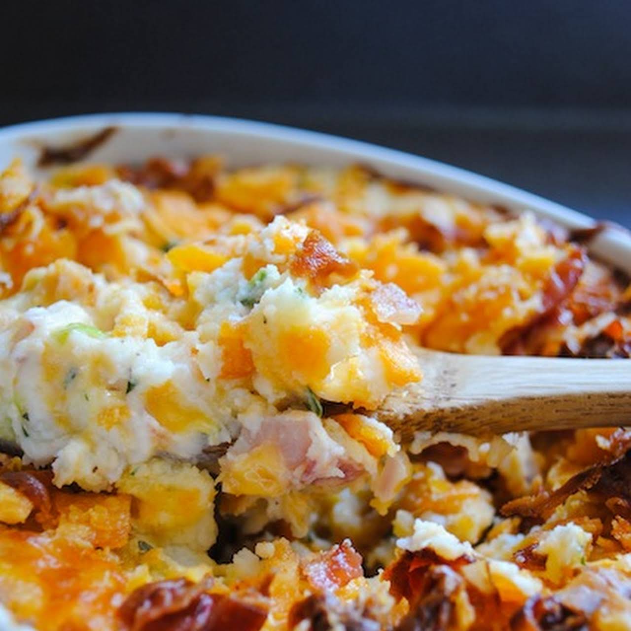 Loaded Mashed Potato Bake