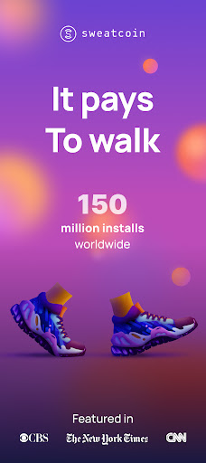 Screenshot Sweatcoin・Walking Step Counter
