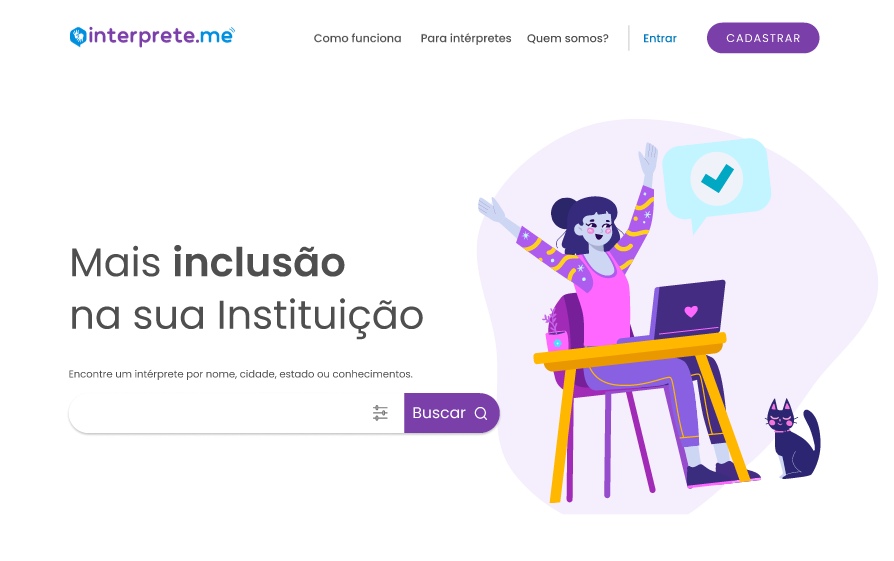 mais inclusão na instituição