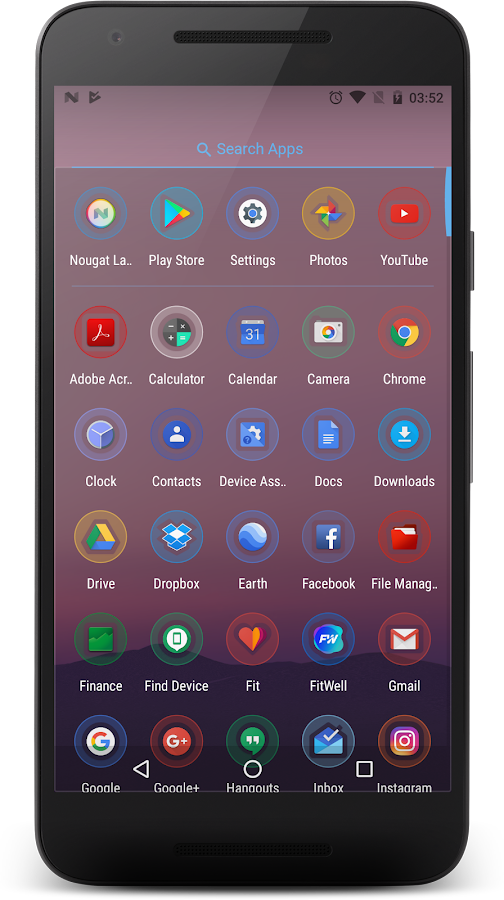    Nougat Launcher: Pixel Edition- screenshot  