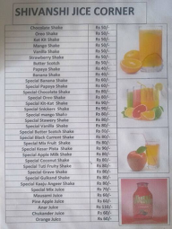 Juice & Softy Corner menu 1