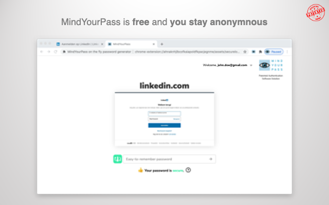 MindYourPass on the fly password generator Preview image 1