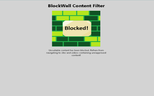 BlockWall Content Filter