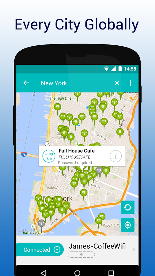 WifiMapper - Free Wifi Map - screenshot