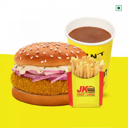 Mumbai Burger + Fries + Thickshake (250ml)