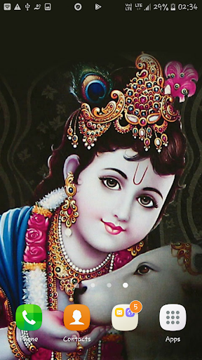 Sri krishna Live Wallpaper