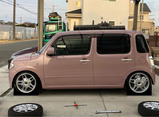 ミラココア L675sの車高調欲しい Mini純正ホイール Mini純正流用に関するカスタム メンテナンスの投稿画像 車のカスタム情報はcartune