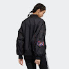 cny patch bomber jacket black / scarlet