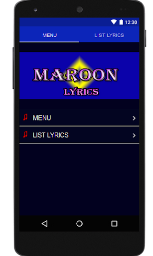 MAROON TOP LYRICS