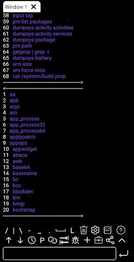 Screenshot ADB Shell - Debug Toolbox
