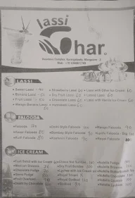 Lassi Ghar menu 1