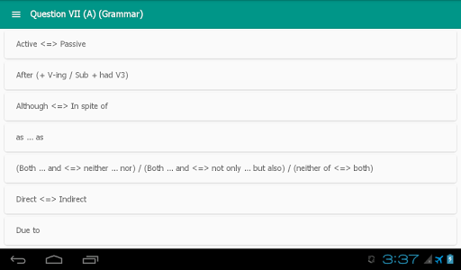 Grade XI English Old Questions