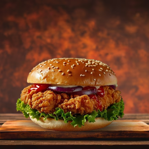 Hot & Crispy Chicken Burger
