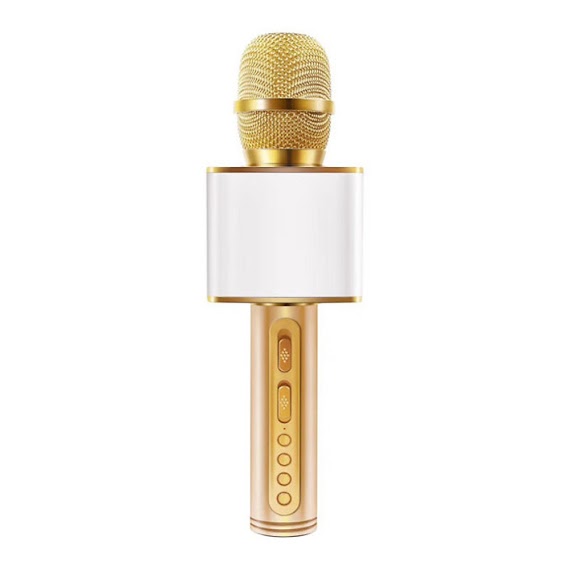 Micro karaoke không dây bluetooth kiêm loa nghe nhạc 08 auth 3 trong 1